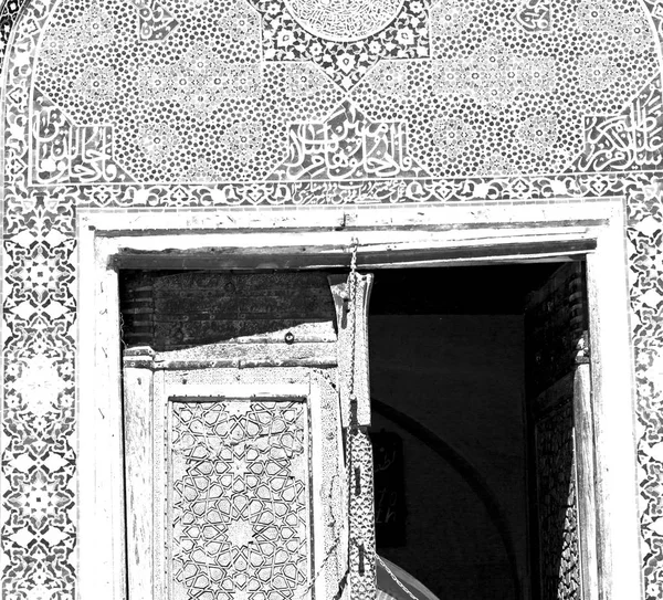 V Íránu staré ozdobné dlaždice — Stock fotografie