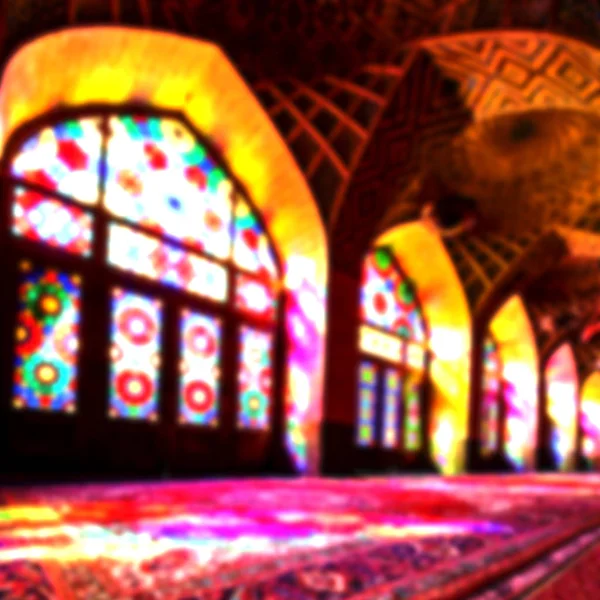 V Íránu barvách z oken — Stock fotografie