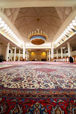 İran'da eski antika cami içinde 