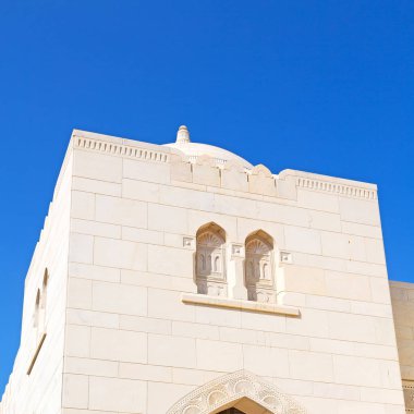 Umman muscat büyük cami duvarına