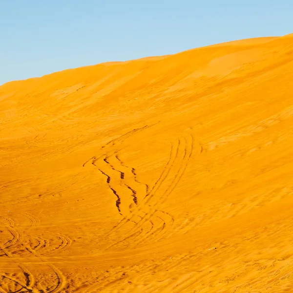 In oman oude desert rub al khali de lege kwartaal en buiten — Stockfoto