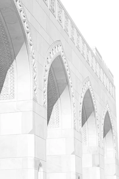 У стінці великої мускатної мечеті — стокове фото