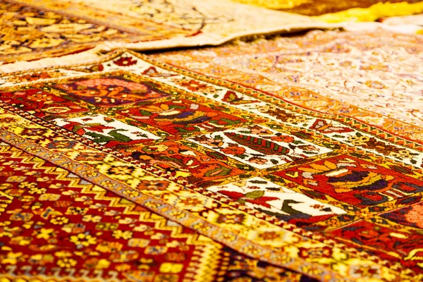 En iran alfombra antigua textil —  Fotos de Stock