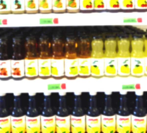 Di iran abstrak supermarket blur — Stok Foto
