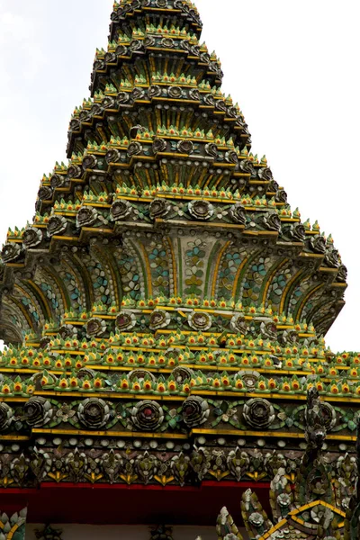 Ταϊλάνδη, Ασία και χρώματα θρησκεία μωσαϊκό — Φωτογραφία Αρχείου