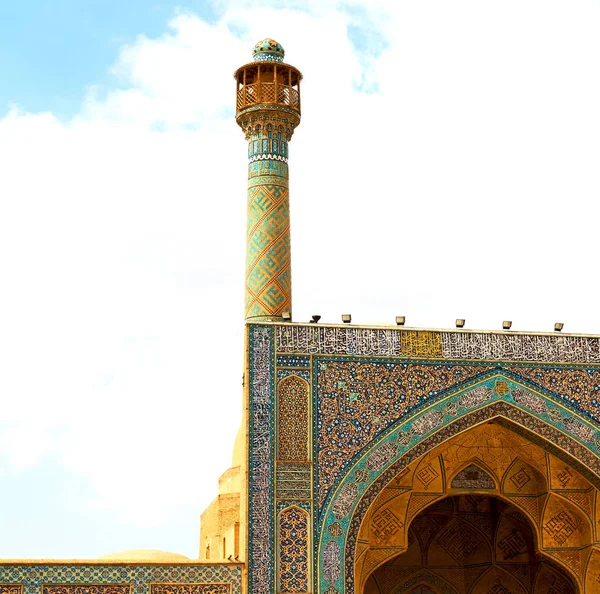 In iran the old decorative     tiles — Stock Photo, Image