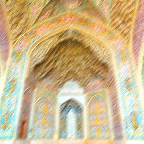 In iran de oude moskee — Stockfoto