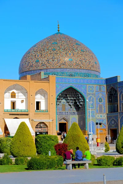 Em iran antiga mesquita quadrada — Fotografia de Stock