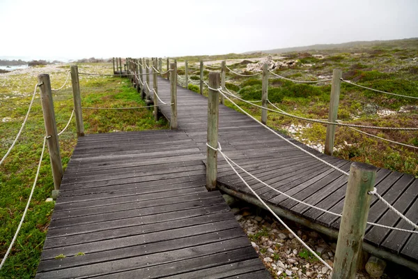 V Jižní Africe beach chodník v blízkosti Indického oceánu — Stock fotografie