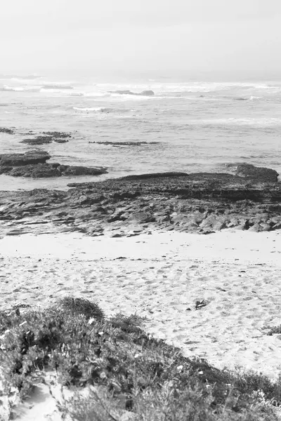 En Sudáfrica pasarela de la playa cerca del océano Índico — Foto de Stock