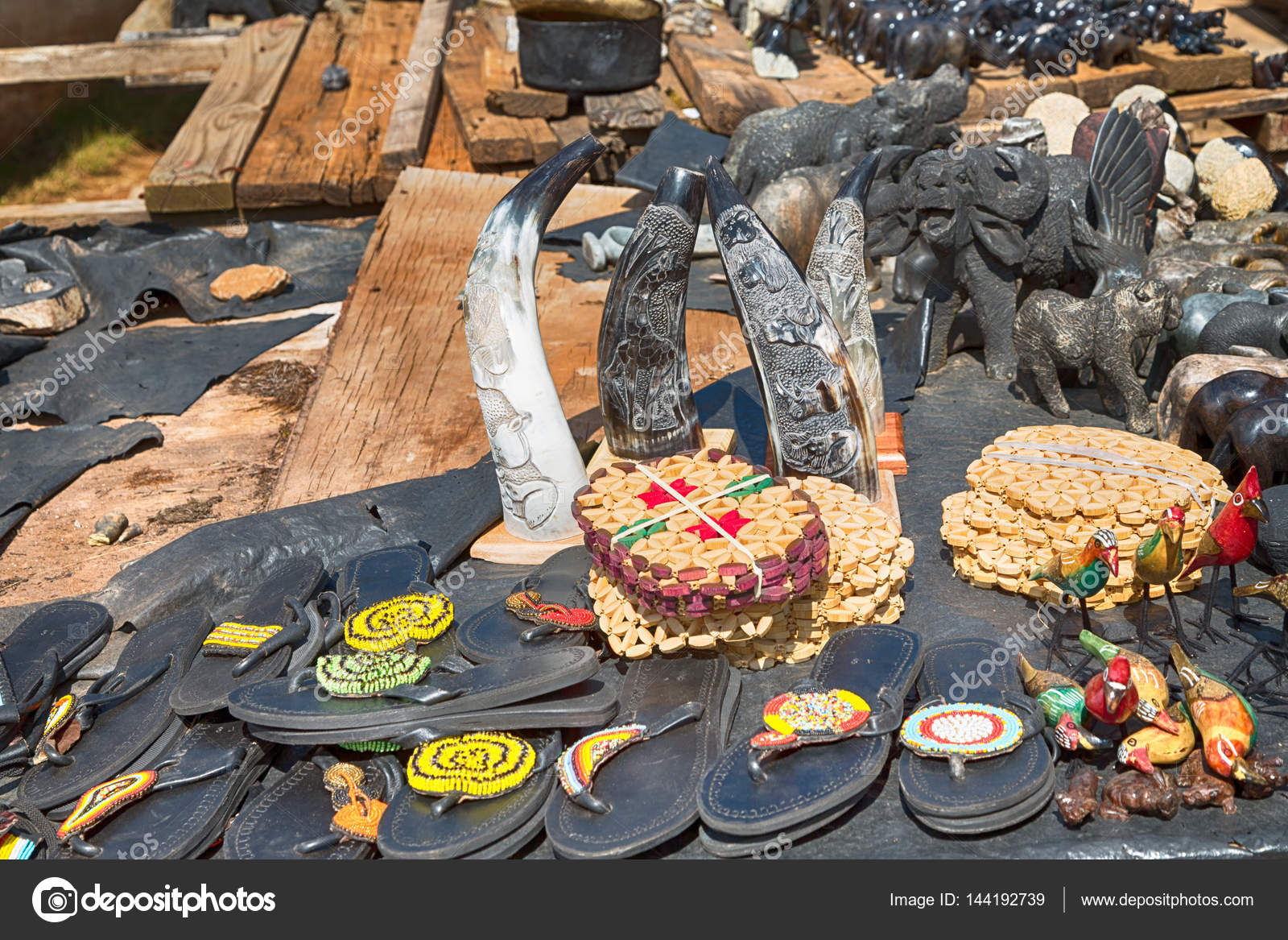 In South Africa Handmade Decorative Accessories Stock Photo