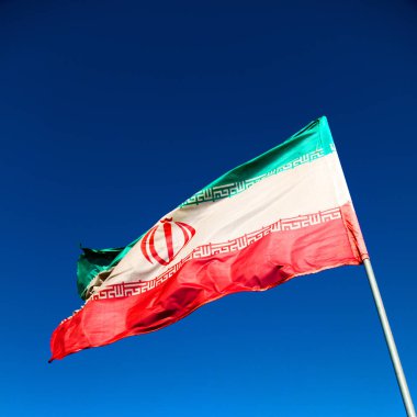 İran İran dalgalanan bayrak 