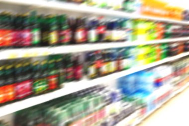 İran'da soyut süpermarket bulanıklık 