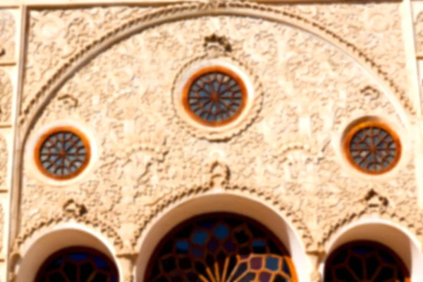 In iran  the old   architecture window — Stock Photo, Image