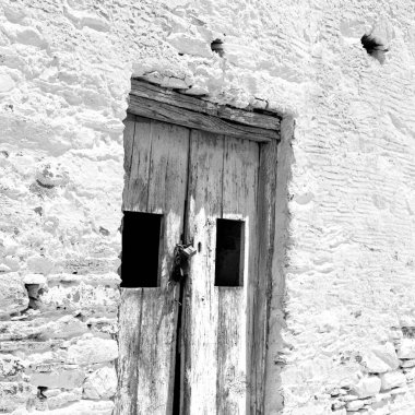 miras Avrupa mimarisi ve ahşap tarihi kapısı det