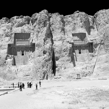 İran'da persepolis yakınındaki 