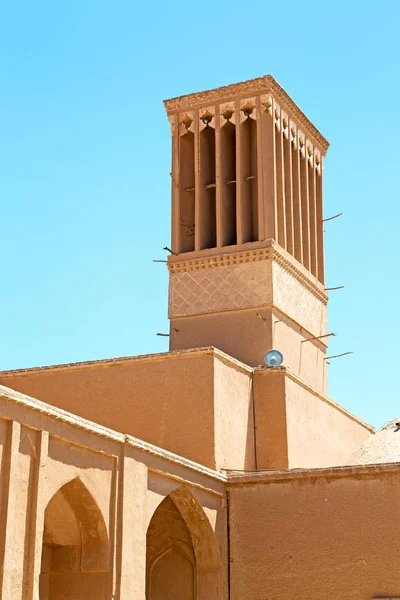 In iran     the old  wind tower — Stock Photo, Image