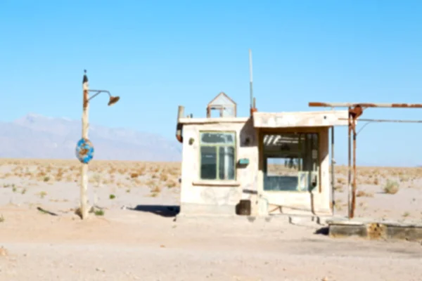 Em iran antigo posto de gasolina — Fotografia de Stock