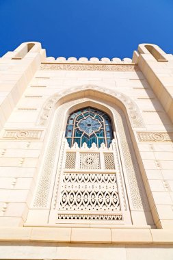 Umman muscat büyük cami duvarına