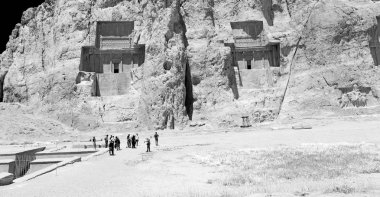 İran'da persepolis yakınındaki 