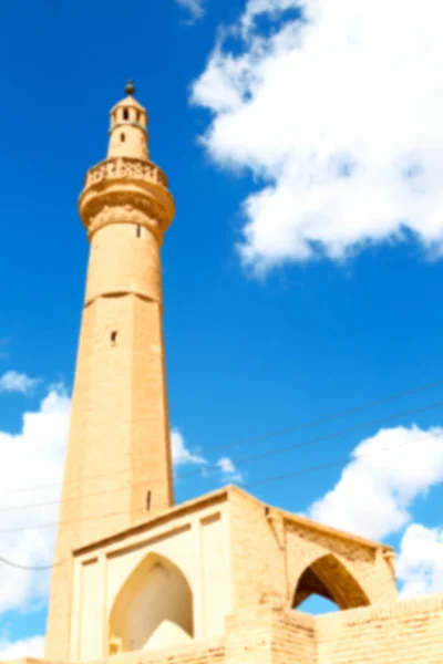 In iran minaret in de buurt van de hemel — Stockfoto