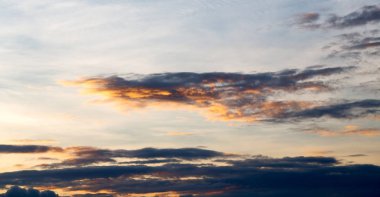  Filipinler soyut bulut ve günbatımı  