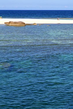  mavi lagün Tayland kho tao bay soyut bir deniz