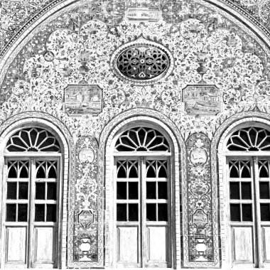 İran'ın eski dekoratif karolar 