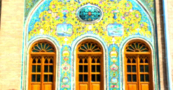 Em iran os azulejos decorativos velhos — Fotografia de Stock