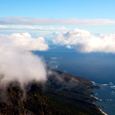  Güney Afrika'dan içinde panoramik Masa Dağı 