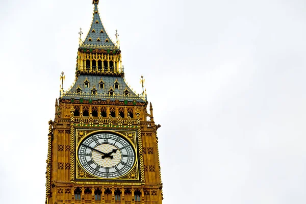 England  aged   big ben  construction — Stock Photo, Image