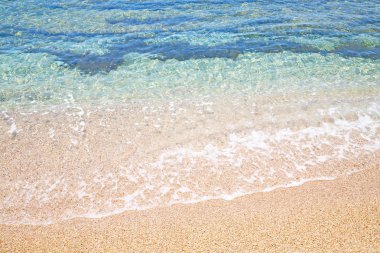 köpük ve köpük Akdeniz Yunanistan deniz gelgit