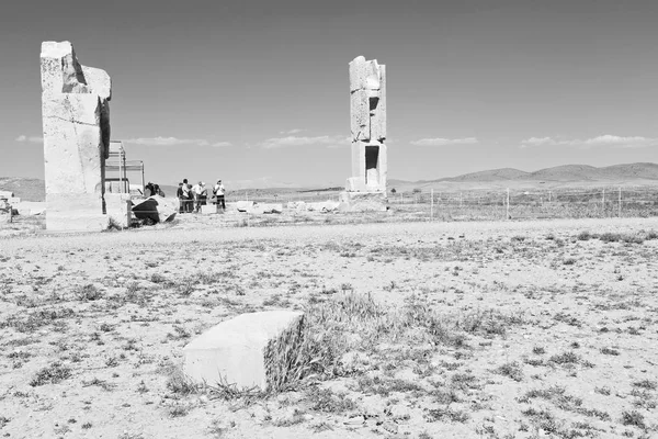 In iran pasargad la vecchia costruzione — Foto Stock