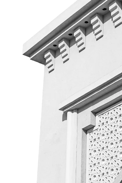 En Oman la pared de la mezquita grande del moscatel —  Fotos de Stock