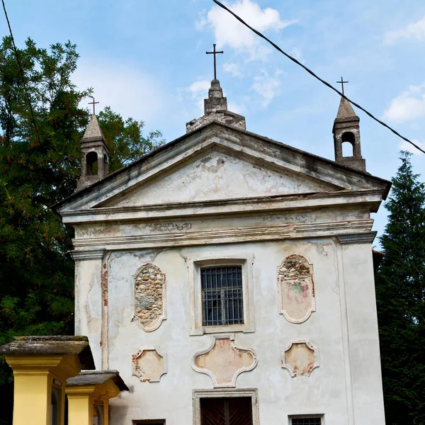 Histórico europeo viejo cristiano antiguo en italia milan religi — Foto de Stock