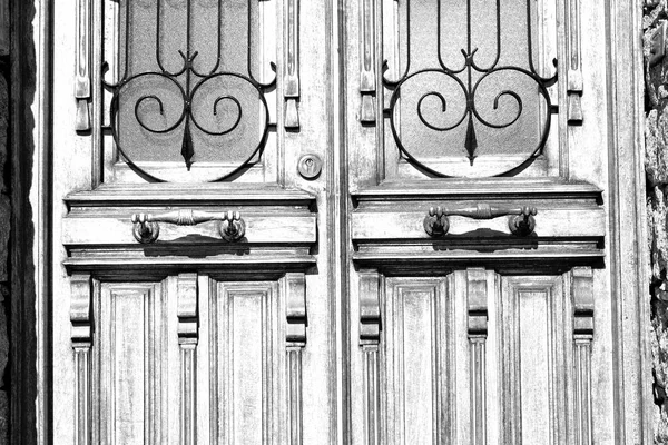 A Dél-afrikai Köztársaság antik ajtó bejárati — Stock Fotó