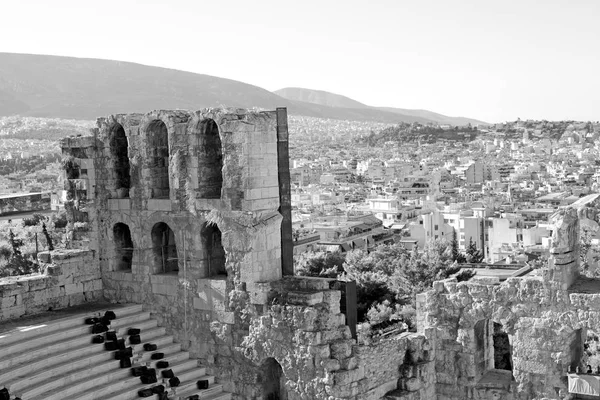 Starobylé město a nová architektura ve staré Evropě Řecko con — Stock fotografie