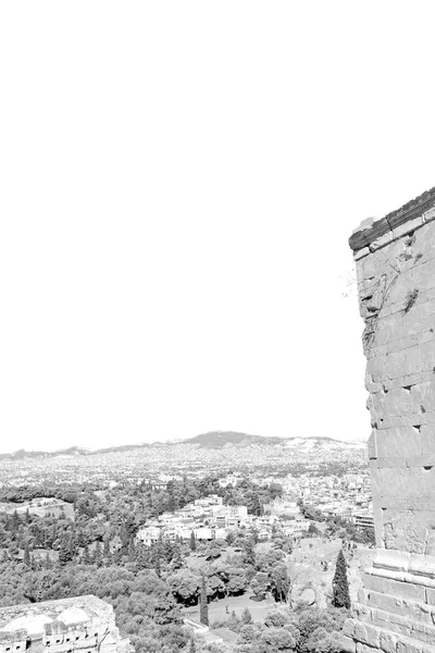 Cidade antiga e da nova arquitetura no antigo Grécia Europa con — Fotografia de Stock