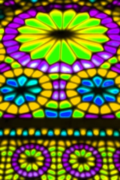 Irán színekben a windows — Stock Fotó