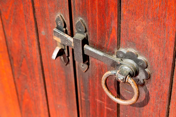 In  south africa antique  door entrance — Stock Photo, Image