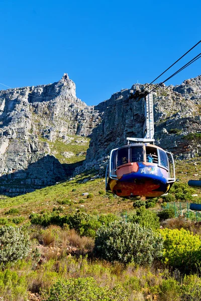 In south africa  city skyline from mountain — Stock Photo, Image