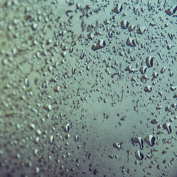 In a car after the rain some drops of water — Stock Photo, Image