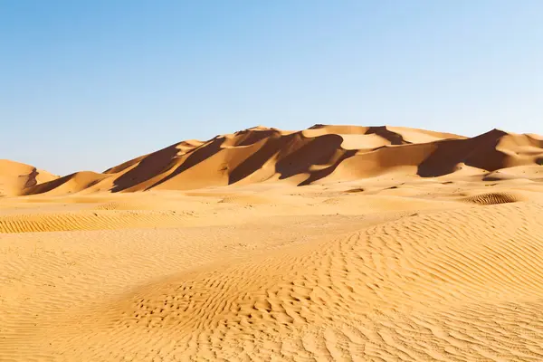 Nel vecchio deserto di oman — Foto Stock