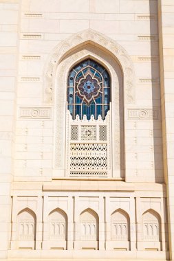 Umman muscat büyük cami duvarına