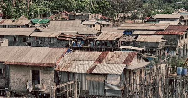 在贫民窟的穷人的房子 — 图库照片
