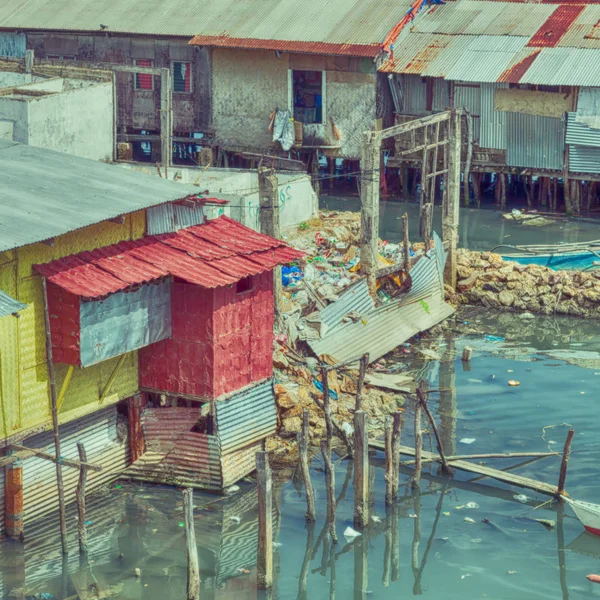 Casa na favela para os pobres — Fotografia de Stock