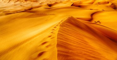 En düşük rub al hali boş çeyrek ve açık Umman eski çöl 