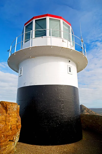 В Южной Африке береговая линия и маяк — стоковое фото