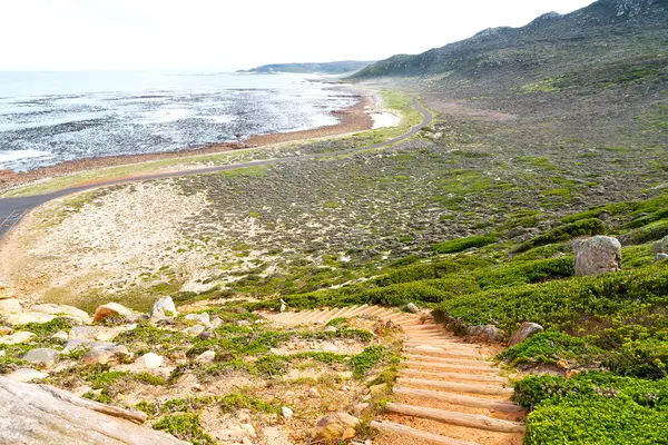 南アフリカ共和国の海岸線と自然公園・保護区 — ストック写真