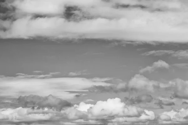 View of the cloudy fluffy sky like paradise — Stock Photo, Image